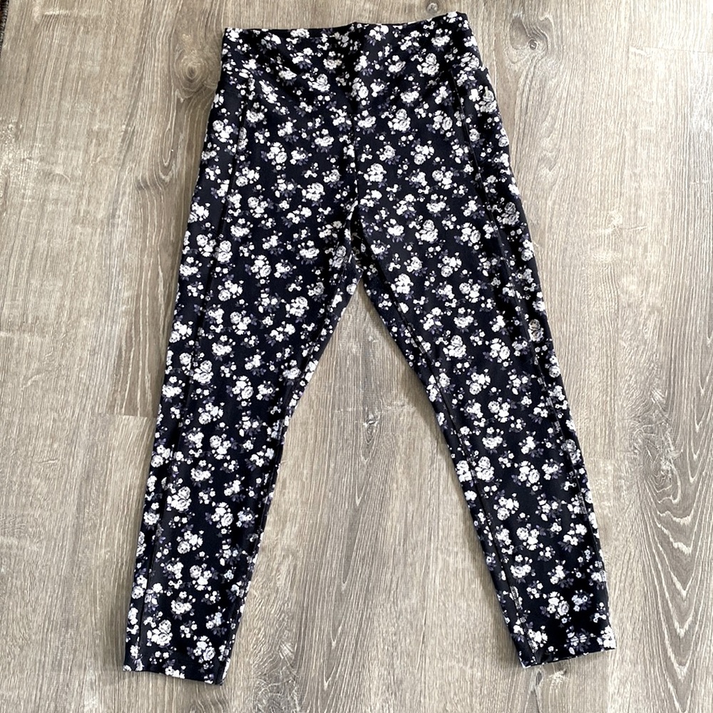 Pink Floral Leggings